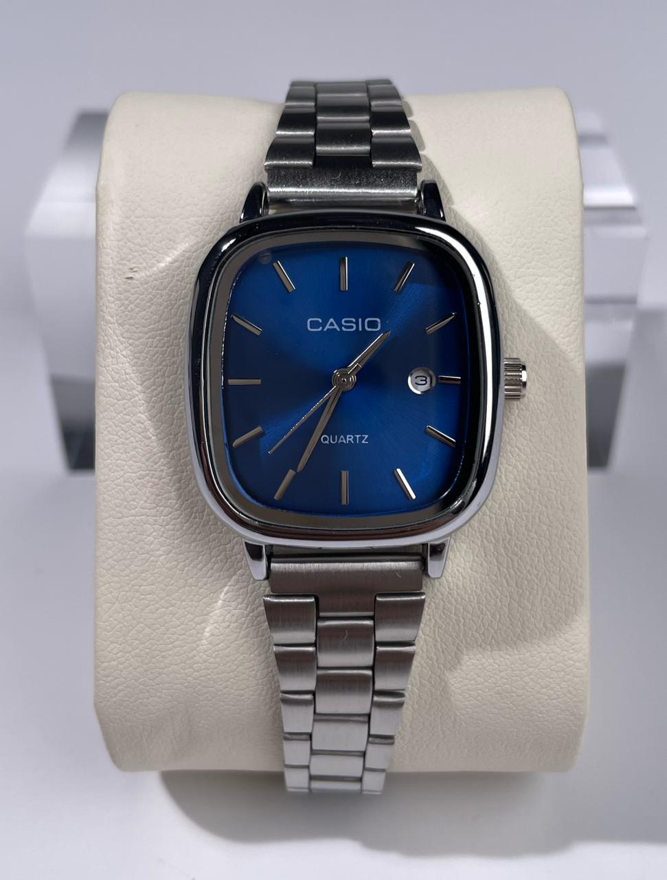 Casio Vintage Kit 2 Relógios Unissex Aço Inoxidável